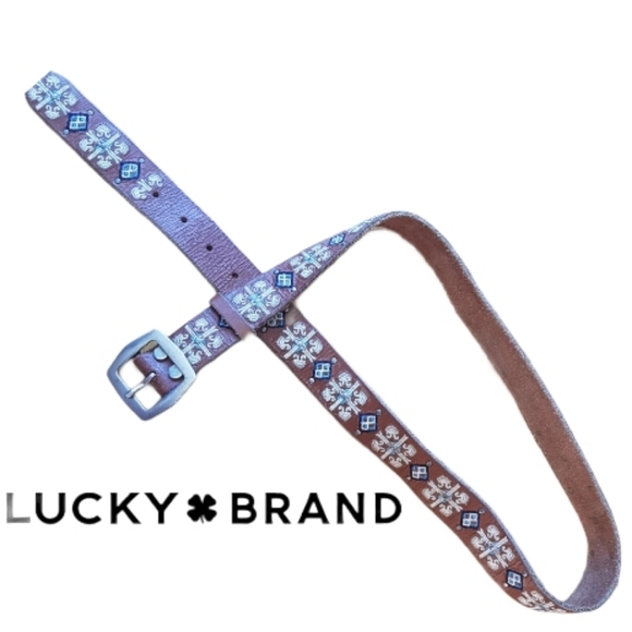 Lucky Brand- Leather belt - Picture 1 of 6